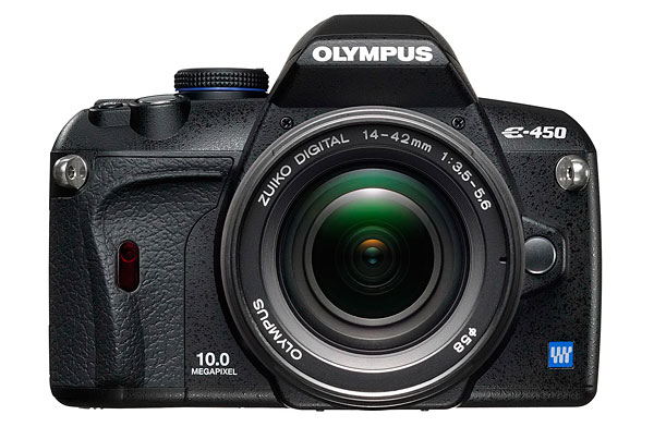 Olympus E-450 Digital SLR - Front