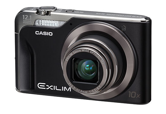 Casio Exilim EX-H10 digital camera - front
